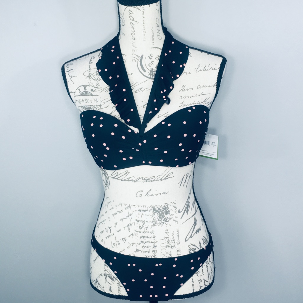 Kate Spade Polka Dot Bikini Anna Maria Size Small